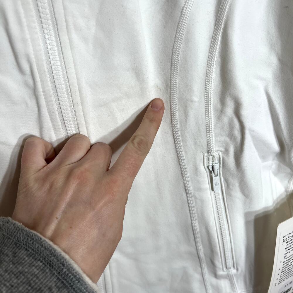 NWT Lululemon Define Jacket White - Picture 3 of 7